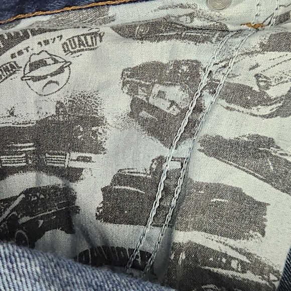 Lowrider Shorts Mens 42 Denim Streetwear Cholo Homies Baggy Classic Cars Vintage - Picture 12 of 16